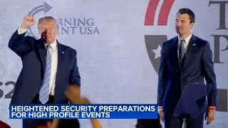 Heightened security preparations made for high-profile events amid political violence