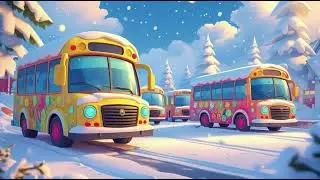 Zähle die verschneiten Busse – Winterliches Zahlenlied für Kinder