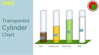 [ENG] Transparent Cylinder Chart in Excel by 3D Stacked Column