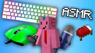 Brown Switches Keyboard + Mouse Sounds ASMR (Handcam) | Hypixel Bedwars
