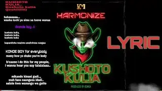 Harmonize-Kushoto kulia lyric (official lyric)