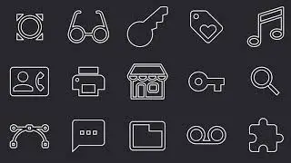 Minimal Icon Pack | After Effects template