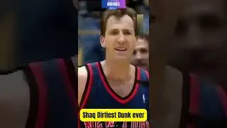 Shaq Dirtiest Dunk ever in History #lakerslegacy #nba #DirtiestDunk #shaq #dirknowitzki #newyork