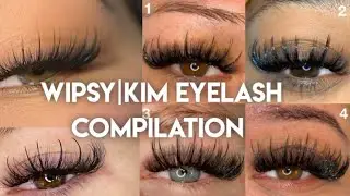 WIPSY | KIM EYELASH EXTENSION COMPILATION #WHIPLASH #KARDASHIAN
