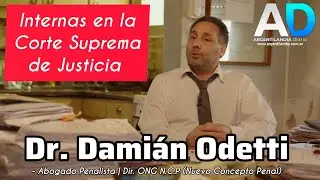 ✴️Dr. DAMI&Aacute;N ODETTI &ndash; Exclusivo de Argentilandia Diario ▪︎ Internas en la Corte Suprema de Justicia