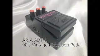 Aria  ADT-1/Distortion 1980s Vintage Guitar Pedal Made in Japan AOD-1/Overdrive set of Two