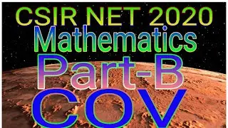 CSIR NET 2020, Mathematics, COV , part-B