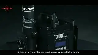 R-5  Two-output electric confetti launcher
