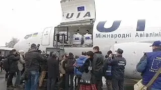 L'aide humanitaire de l'Union Europ&eacute;enne arrive en Ukraine