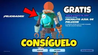 *GRATIS* CONSIGUE LA MOCHILA FRIJOLITO AZUL DE PELUCHE EN FORTNITE! MOCHILA DE FALL GUYS GRATIS!