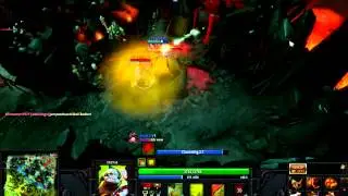Dota 2 Funny pudge hook + chen Holy Persuasion :)