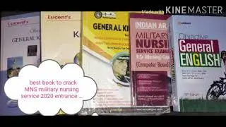 Best book to crack MNS milltary nursing services entrance exam 2020🇮🇳🇮🇳👩&zwj;⚕️👩&zwj;⚕️
