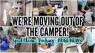 *NEW* MOVING + CLEANING OUT OUR MESSY CAMPER! || GOOD-BYE FULL TIME RV LIFE!