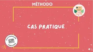 Comment faire un bon CAS PRATIQUE (spécial L1 droit) ?