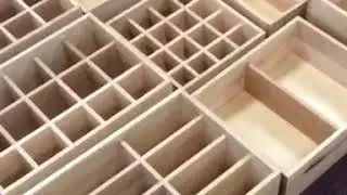 Custom Dovetail Drawer Dividers from Eagle Woodworking