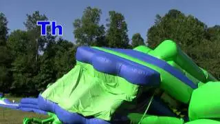 Inflating the worlds largest Inflatable water slide