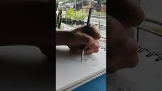 Drawing in the Rain: Relaxing Art Session with #RainyDayCreativity 🌧️✏️ #SoothingSketching