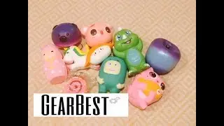 NEW GALAXY AREEDY APPLE//GEARBEST SQUISHY REVIEW PACKAGE!!