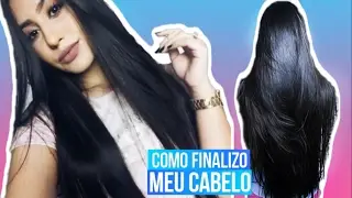 COMO EU FINALIZO MEU CABELO | ROTINA PÓS-BANHO