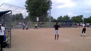 Hawks Softball - Marissa Burns #44 Push Bunt