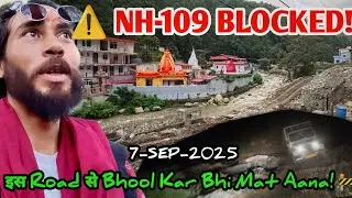 🚩 Devbhoomi Uttarakhand: Almora जाने का असली रास्ता! 🛣️ Night Off-Roading + Road Collapse