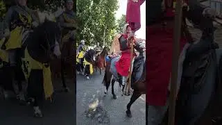 Grand parade Evesham medieval festival 2025 #livinghistory
