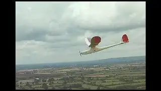 Brushless Cermark New Timer maiden slope flight at Bratton Camp