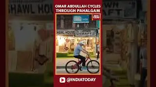 CM Omar Abdullah Cycles On Pahalgam Streets, Assures People Of Tourism Revival | #omarabdullah #news