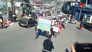 Contractual teachers of Meghalaya hold rally to protest against govt's 'termination move'