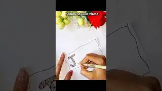 Cute name art 😍😱#nameart #diy #shorts #viral #trending #youtubeshorts #art #drawing #ytshorts #yt