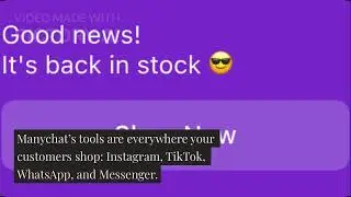Stop Missing Sales on Social Media: eCommerce Automation with Manychat