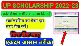 Scholarship ka paisa kaise check Karen. How to check scholarship bank balance 2023.#pfms#technicalco