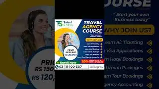 First Time In Faisalabad | Travel Agency & Air Ticketing Course