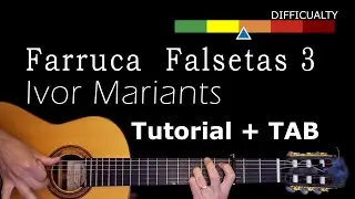 Farruca Falseta 3 by Ivor Mairants: Master Apoyando & Rasgueado | Guitar Tutorial with Tablature