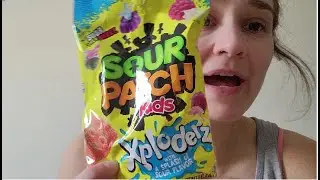 Sour Patch Kids Xploderz Taste Test!