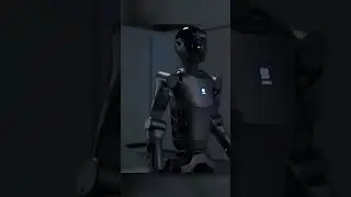 BATTLING BOTS! Pudu Vs Optimus #futureofrobotics #autonomousrobots #humanoidairobots