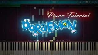 Doraemon Theme Song (Piano Tutorial) + MIDI