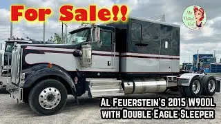 FOR SALE! Al Feuerstein&rsquo;s 2015 W900L Kenworth with Double Eagle Sleeper Truck Tour