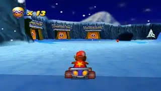 Snowflake Mountain - Diddy Kong Racing