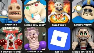 ESCAPE SIREN COP'S PRISON! (SCARY OBBY),Escape Baby Bobby Daycare! (FIRST PERSON OBBY)