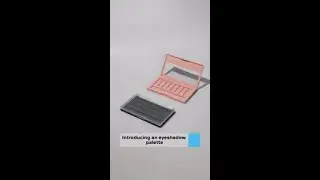 Plastic empty eyeshadow palette #makeup #packaging