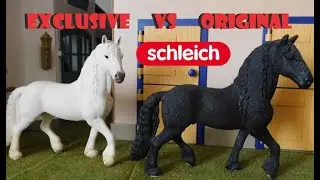 Compare Exclusive vs Original HORSES from Schleich | Which one is better?