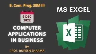 CAB BCP MS Excel: Depreciation Accounting