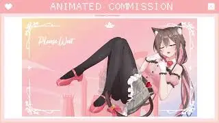 Choco Latte チョコラテ  - Vtuber Animated Overlay Commission