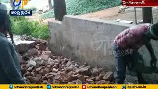 DGP Thakur Portion Of His House Demolished by | GHMC Officials | at Hyderabad