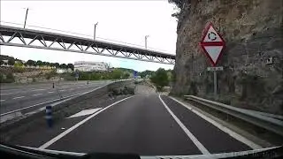 Approach to Monistrol de Montserrat parking, Northeast Spain 09/11/2022 N41°36'53.0'' E001°50'35.0''