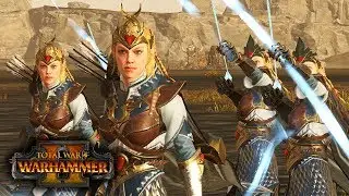 THE ENFEEBLER! - High Elves vs Chaos  - Total War: Warhammer 2 - Quick Battle #72