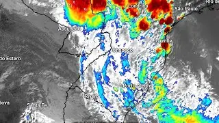 ALERTA DE CHUVA E TEMPORAIS NA REGI&Atilde;O SUL BRASIL 10/01/2026