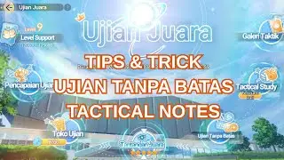 Tips & Trick Ujian Juara!!! Bahas Tactical Note & Ujian Tanpa Batas!!! Haikyuu Fly High