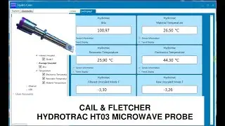 Baca nilai brix dan temperatur pada sensor brix Hydrotrac HT03menggunakan Hydro-Com